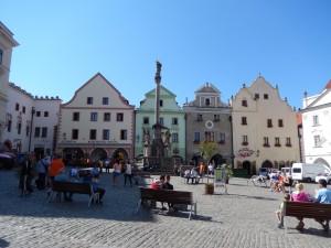 Town Square and Plague Monument
